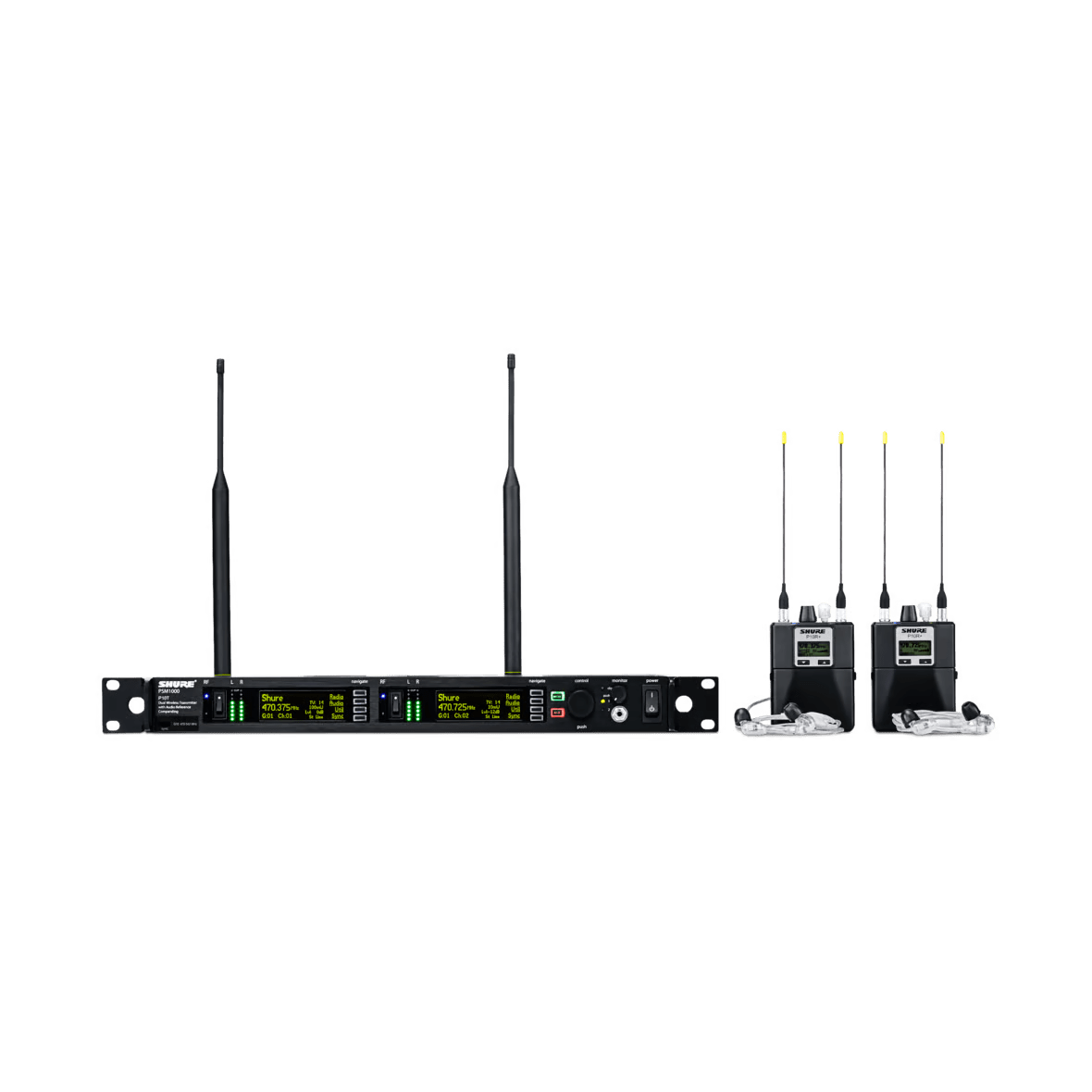 Shure P10TR & 425CL Wireless Personal Monitor System