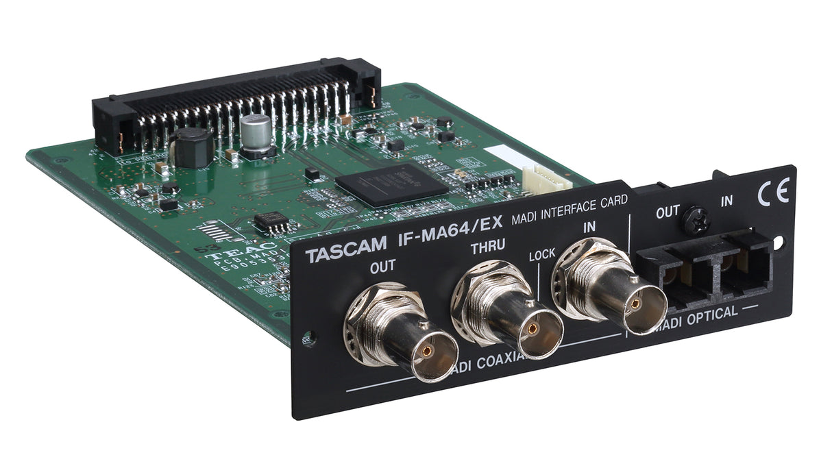 Tascam IF-MA64/EX 64 In/Out MADI Interface Expansion Card With Optical I/O